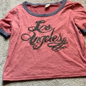 LA Hearts Crop Top